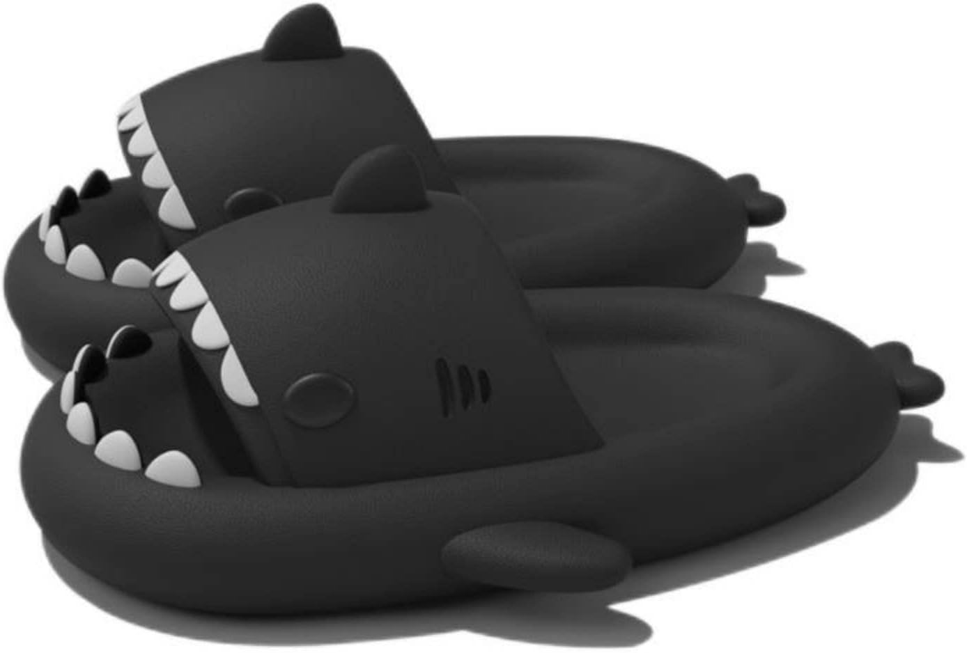 

Детские шлепанцы с акулой, светящиеся в темноте, пляжные тапочки для малышей, шлепанцы с рыбами, светящиеся в темноте, тапочки для мужчин и женщин, синие Generic