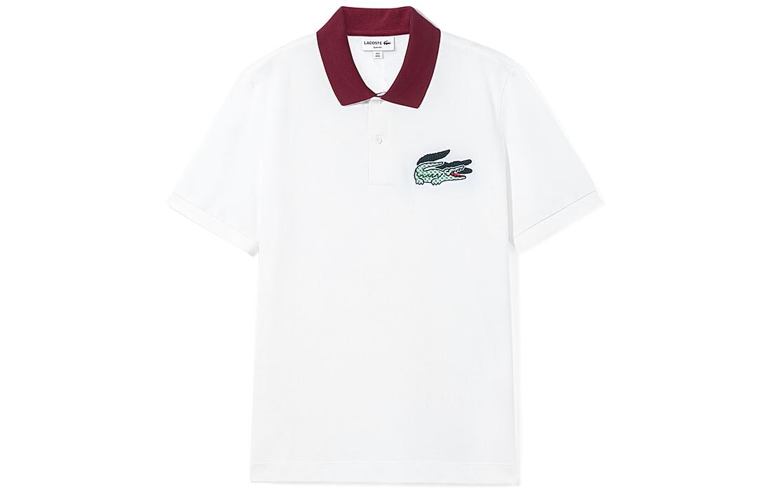 

Рубашка поло мужская белая Lacoste, белый