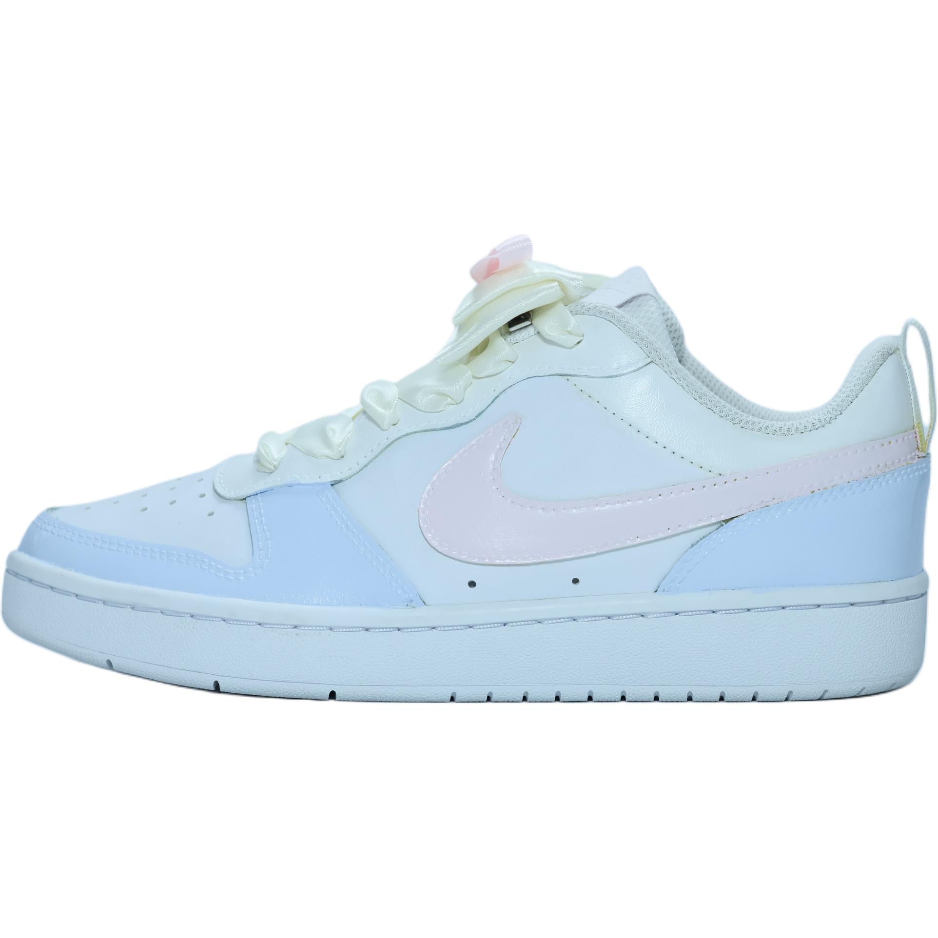 

Детские скейтерские кроссовки Court Borough для младших школьников Nike, белый