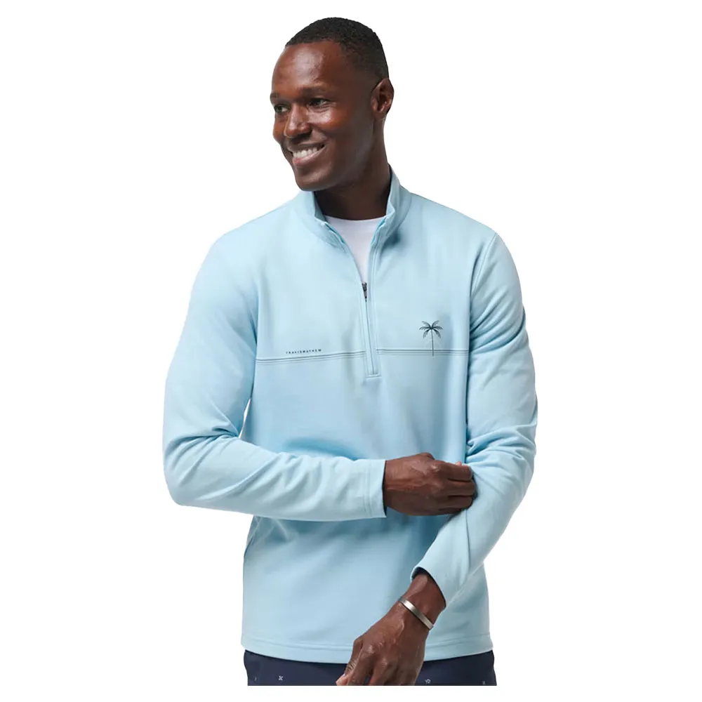 

Толстовка Travis Mathew Upgraded Cs half zip, синий