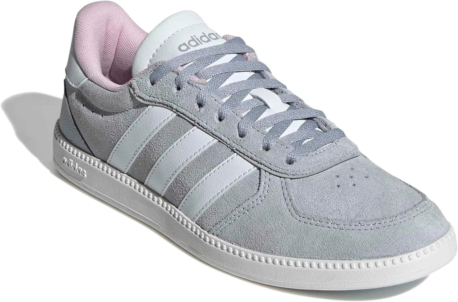 Унисекс кроссовки Adidas Breaknet Sleek, белый/серый/серебряный — фото 3