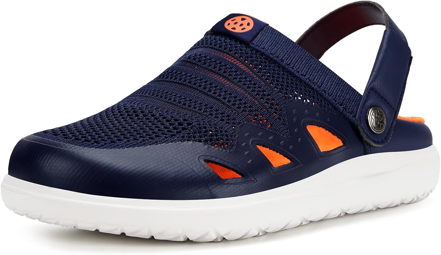 

Мужские и женские сабо, садовая обувь, сандалии на легкой подошве, дышащие, летние, ортопедические шлепанцы с подошвой для подошвенного фасциита Eagsouni, синий