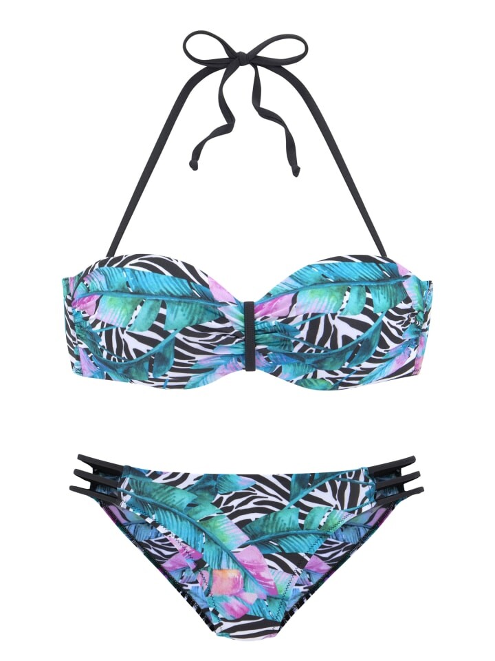 

Комплект бикини Vivance, цвет bedruckt/schwarz/bunt