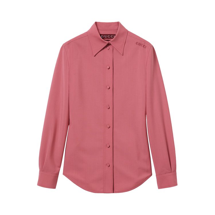 

Рубашка Gucci Wool Mohair Shirt 'Vivid Blush', розовый