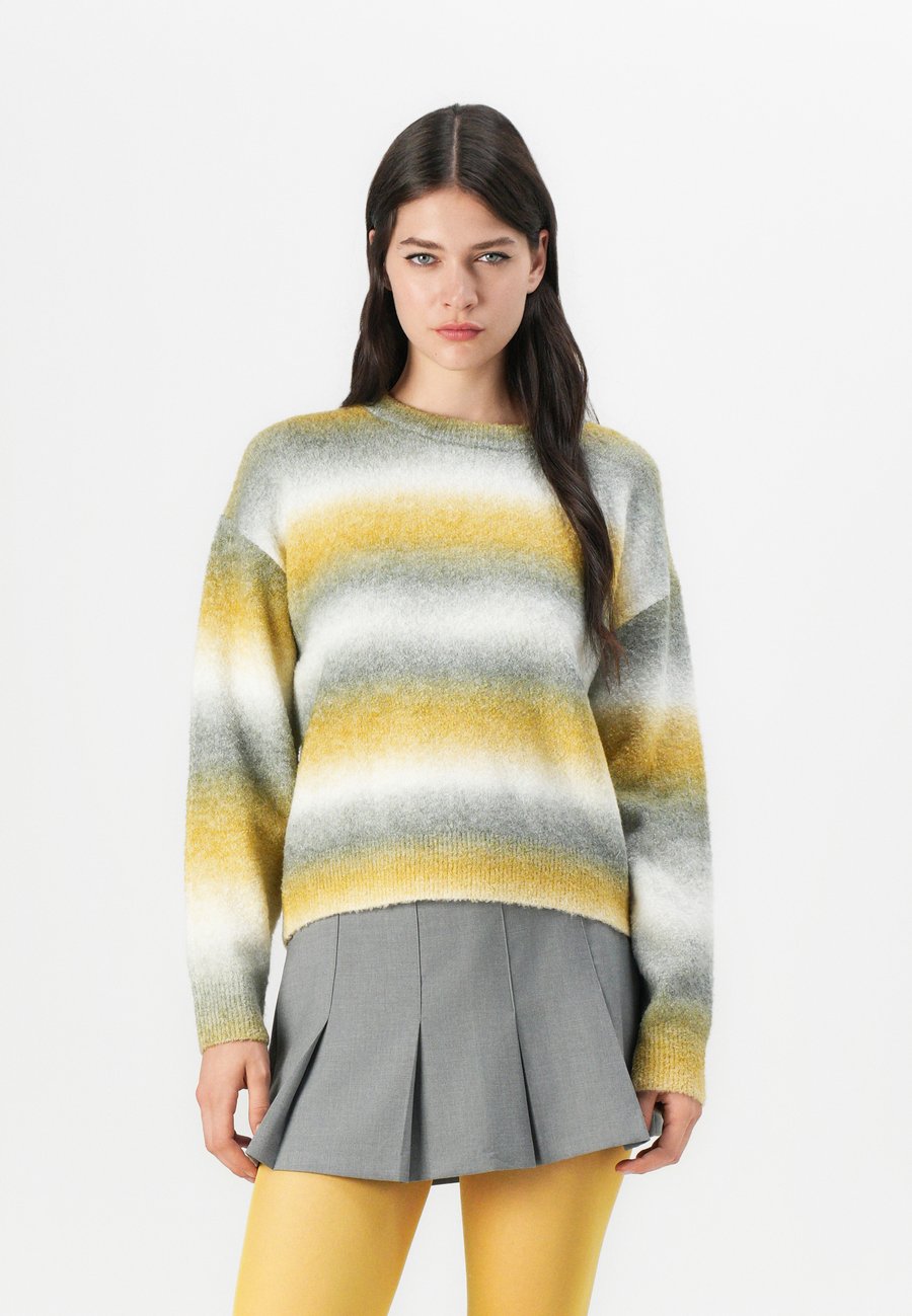 

Джемпер JJXX JXAMIRA CREW NECK, Gold Flake/Space Dye/Dark Yellow