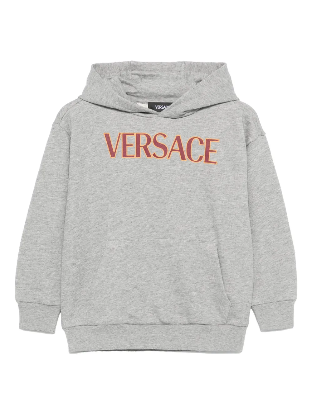 

Худи с логотипом Versace Kids, серый