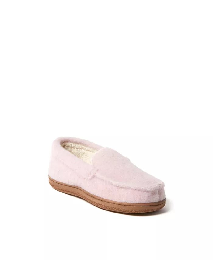 

Детские домашние тапочки-мокасины Amari Dearfoams, розовый