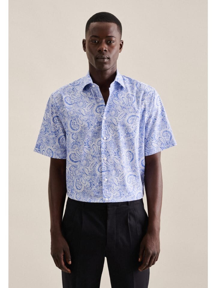 

Рубашка Seidensticker, светло-синий