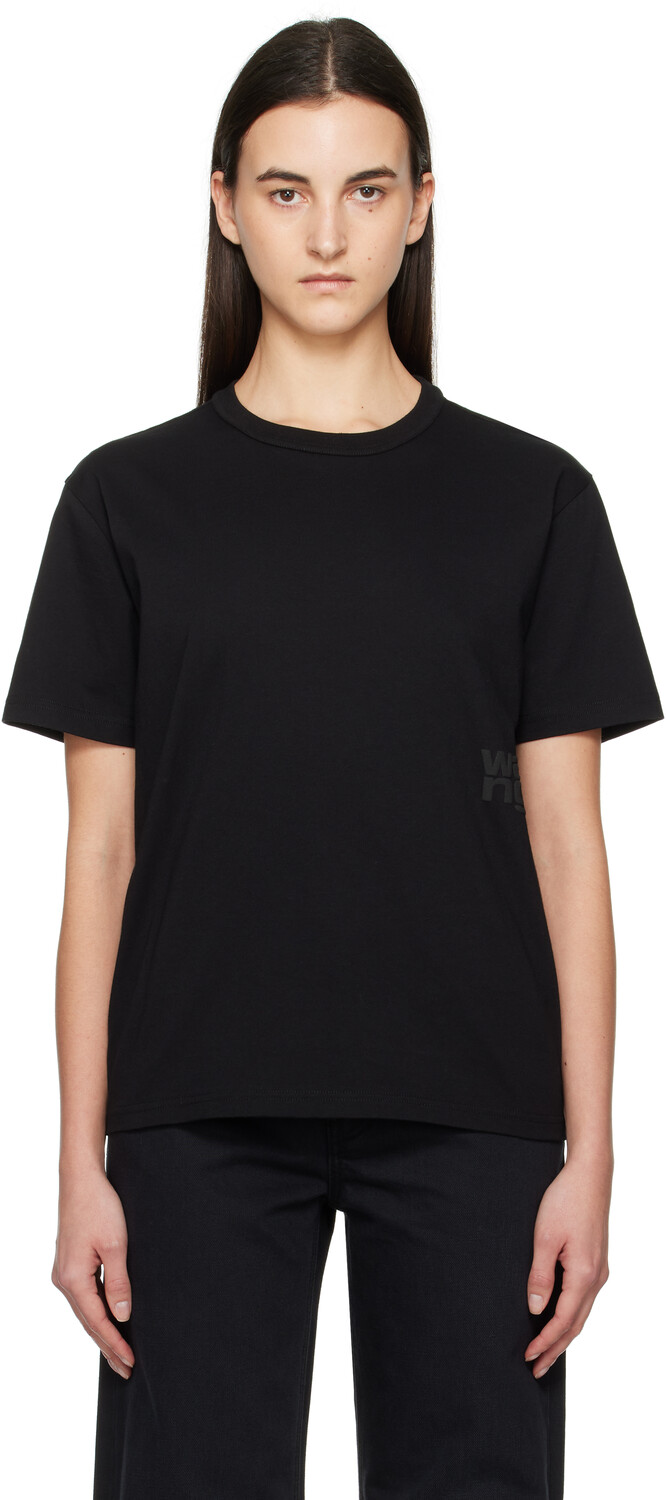 

Футболка с логотипом Puff alexanderwang.t, черный