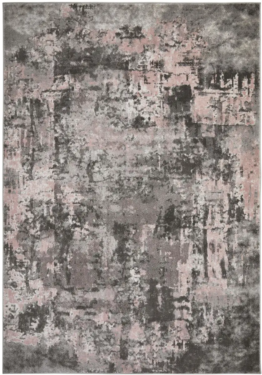 

Ковер FLAIR RUGS "Wonderlust", прямоугольный, подходит для пола с подогревом, разноцветный, винтажный дизайн, абстрактный 200х290 см, розовый