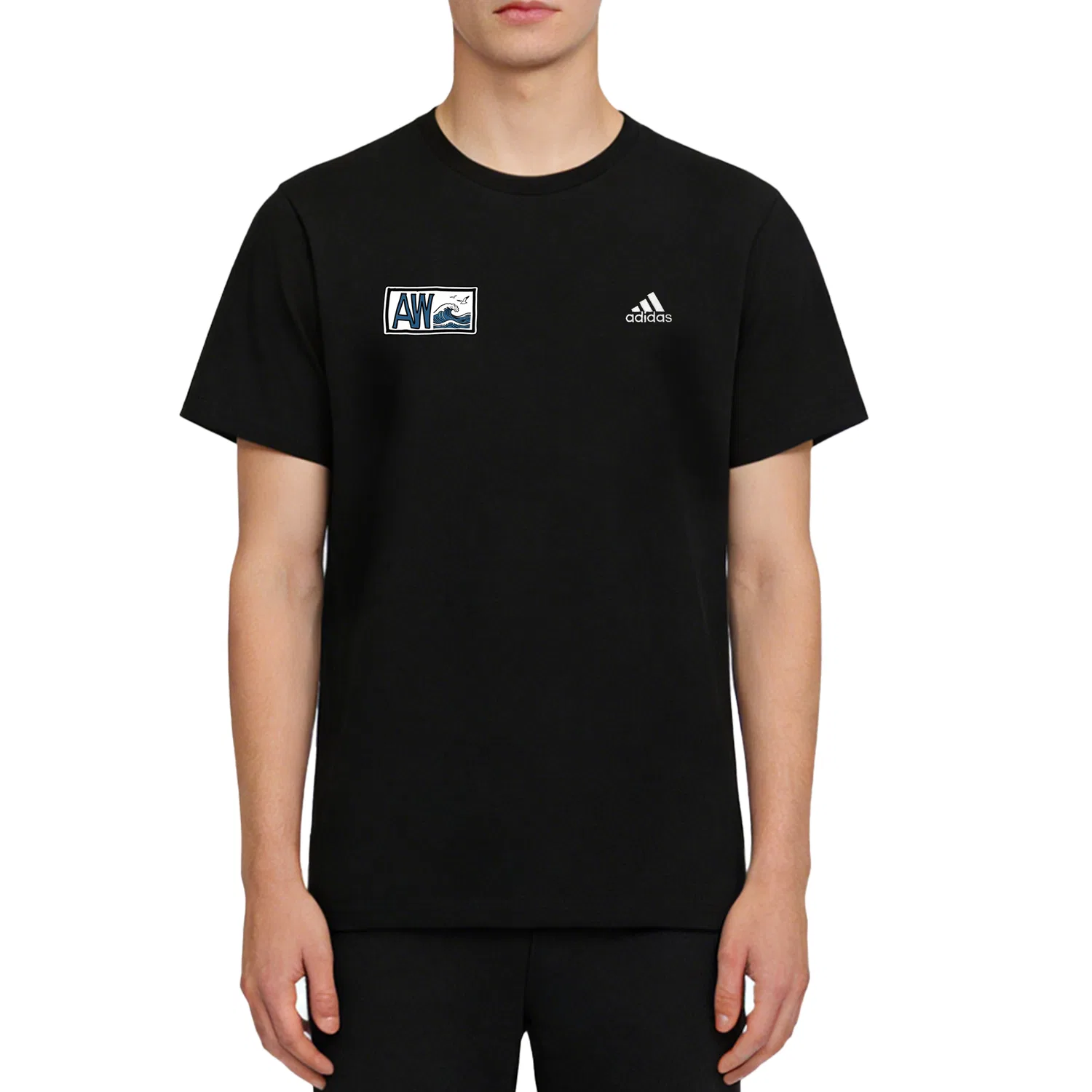 Футболка хлопковая Adidas MUST HAVES Unisex Black — фото 4