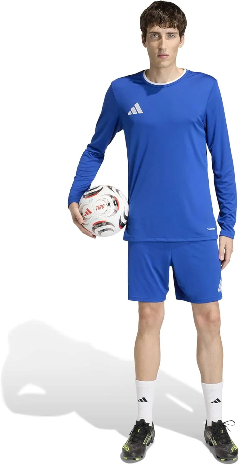 Футболка с длинным рукавом adidas Entrada 26, Team Royal Blue/White — фото 2