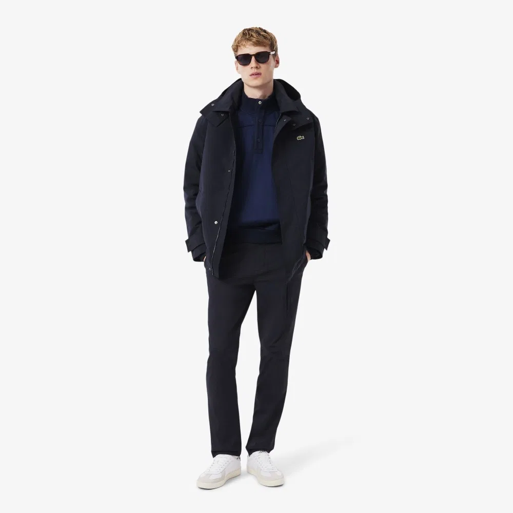 Мужские тёмно-синие брюки Commuter от Lacoste — фото 4