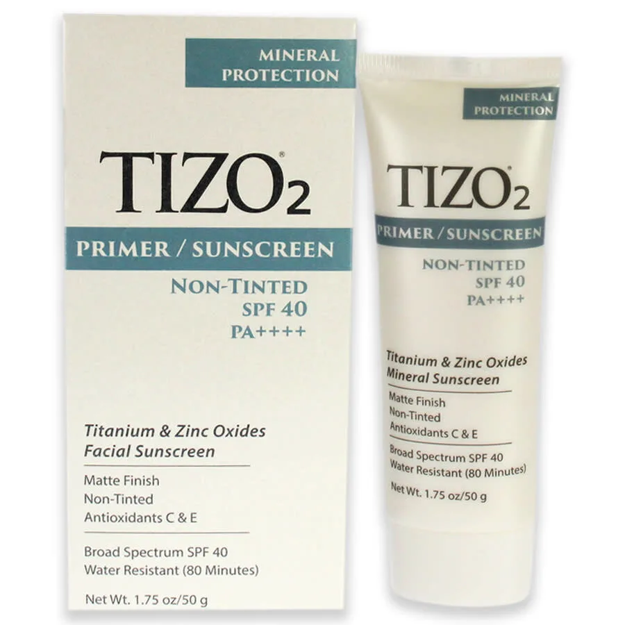 Фейслийм праймер Tizo2 без оттенка с SPF 40 от Tizo для мужчин и женщин - 50 г солнцезащитный крем