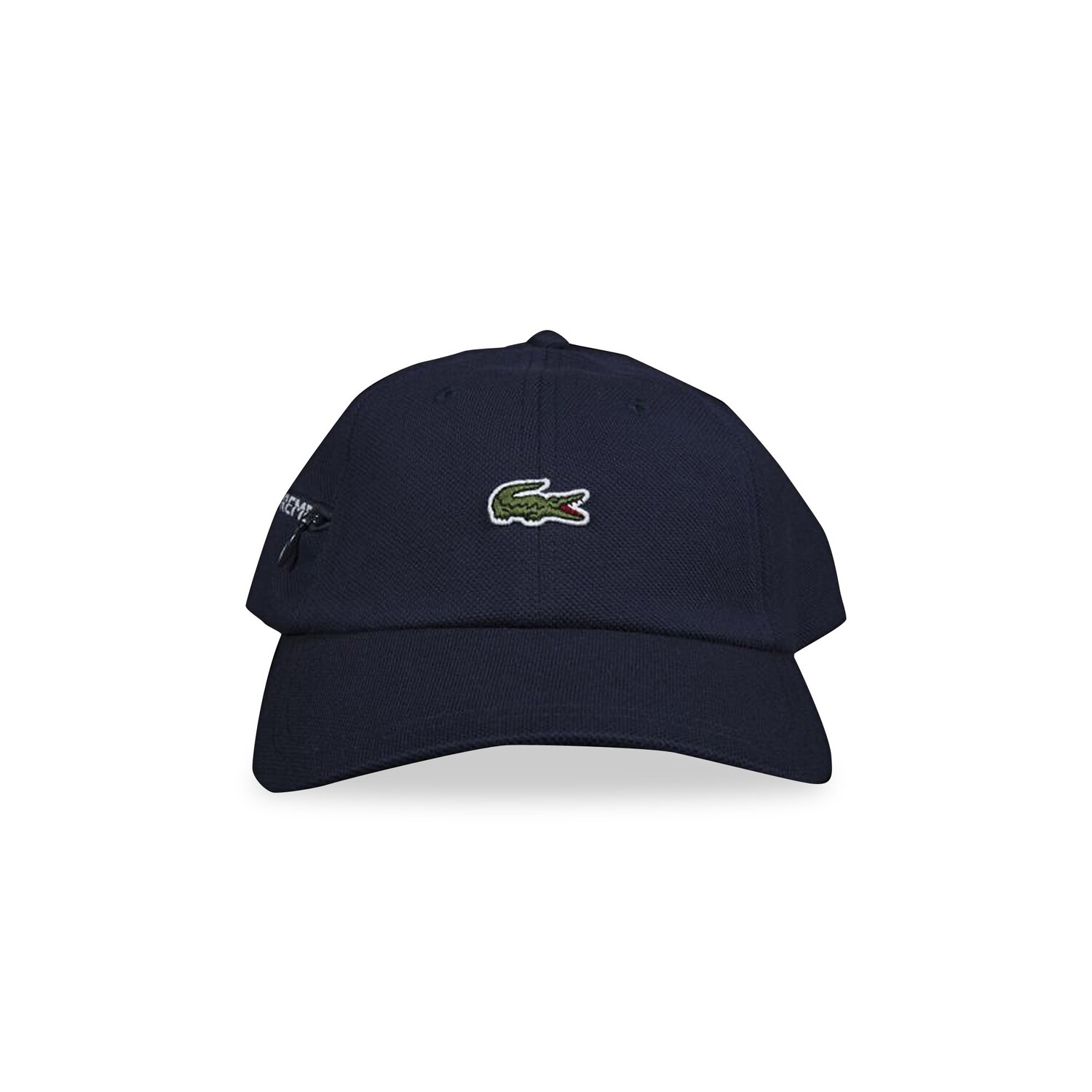 

Кепка Supreme x Lacoste Pique с 6 панелями, темно-синий
