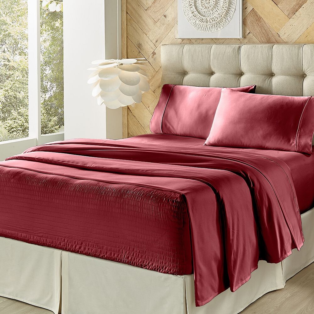 

Комплект простыней из микрофибры Royal Fit Royal Court, цвет Burgundy