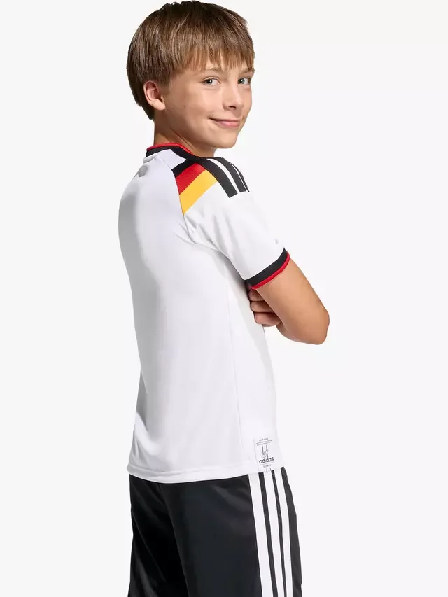 Детская домашняя футбольная футболка сборной Германии №26, белая adidas — фото 2