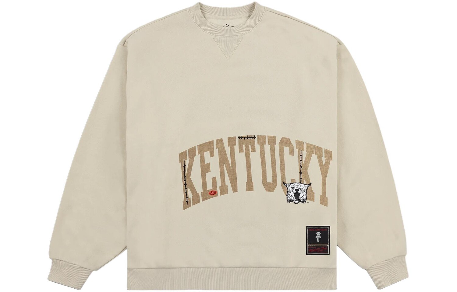 

Толстовка Mitchell & Ness X унисекс коричневого цвета Travis Scott, коричневый