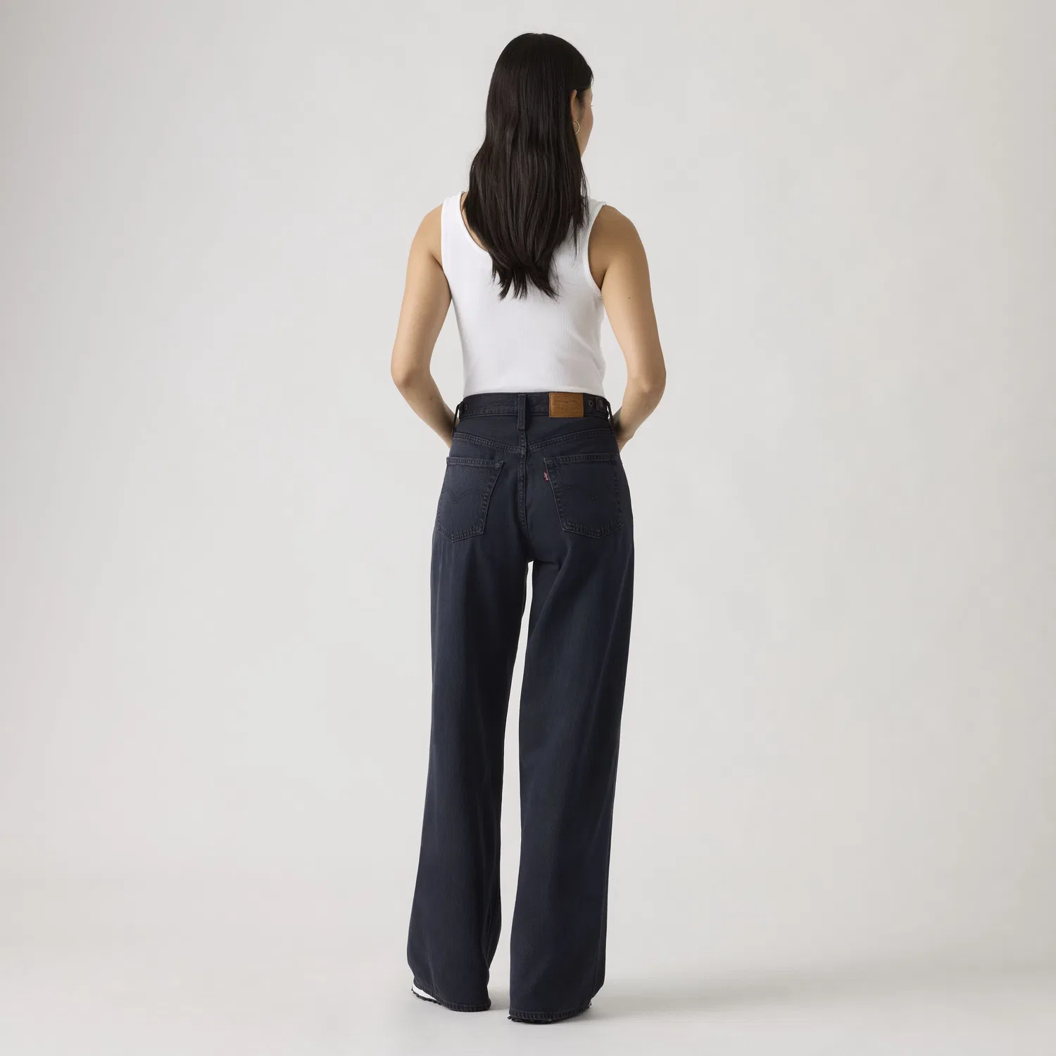 Легкие женские джинсы Cinch с широкими штанинами Levi's, Black — фото 4
