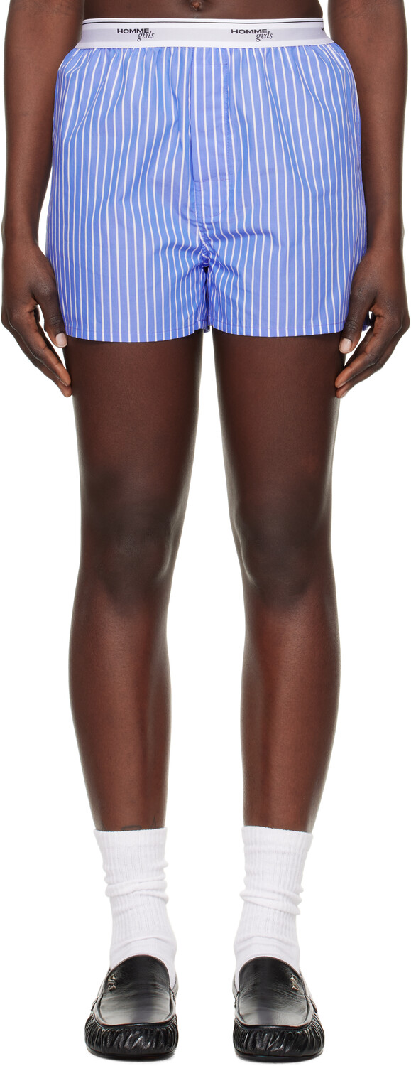 

Синие боксеры HommeGirls, Classic Stripe