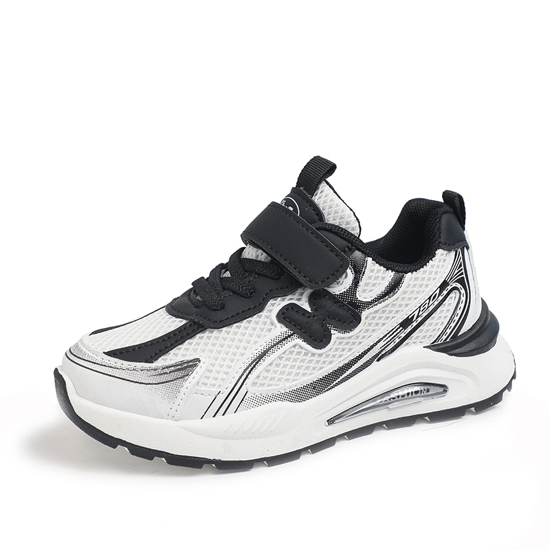 

Нескользящие и дышащие низкие детские кроссовки для повседневной носки FIRS Kids, черный