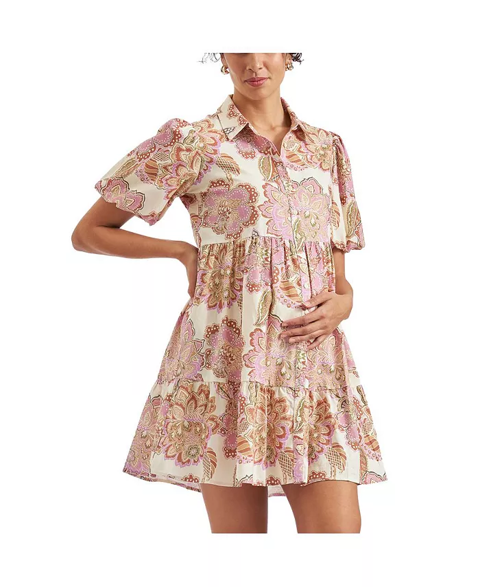 

Льняное платье для беременных Ripe Hope Ripe Maternity, коричневый/бежевый