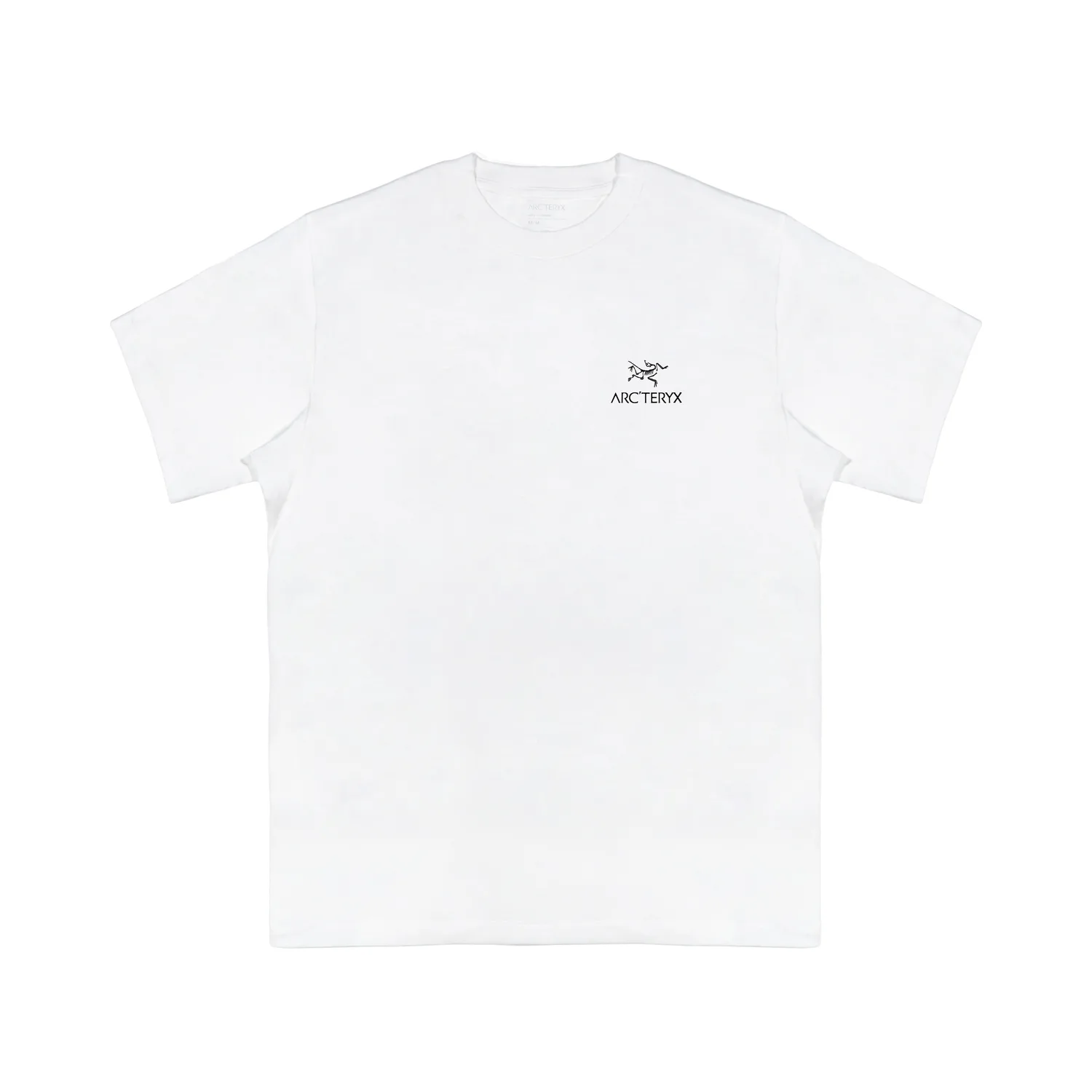 Arcteryx Футболка KRAGG Unisex тонкая прямая посадка с круглым вырезом цвет Ivory White/Black/White Light/Black — фото 3
