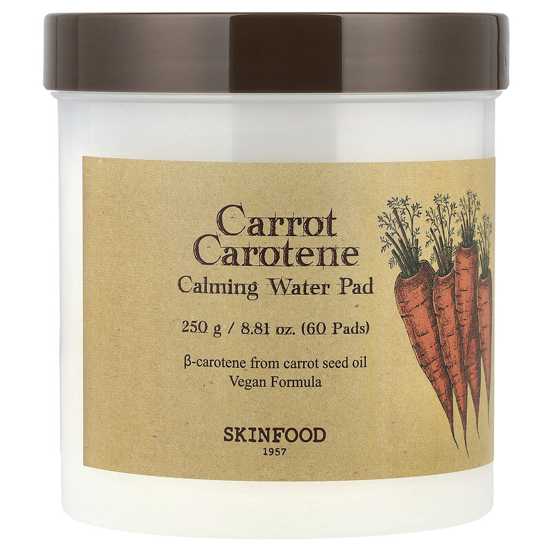 

SKINFOOD, Морковь и каротин, подушечки для смягчения воды, 60 шт.