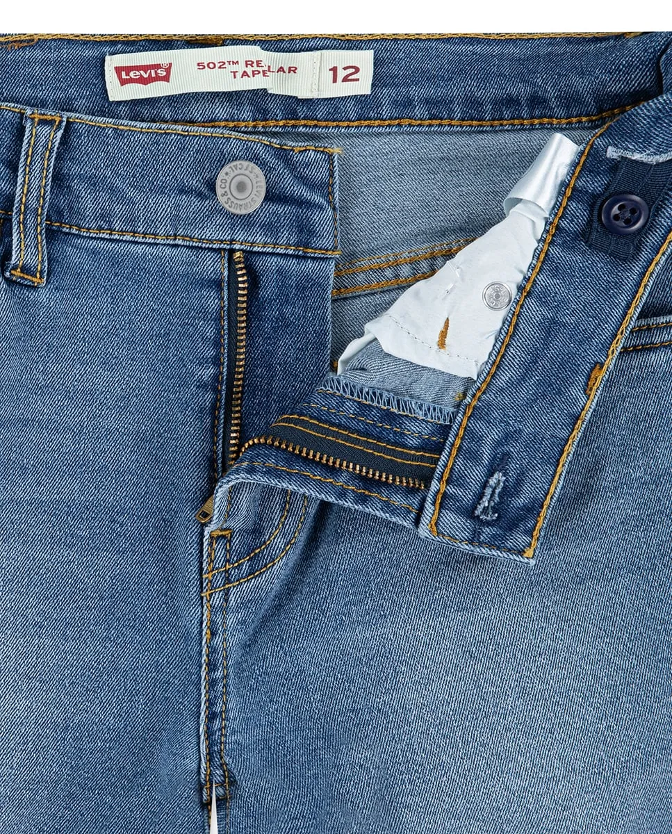 Джинсы прямого и узкого кроя 502 Regular Tapered для мальчика Levi's, синий — фото 3