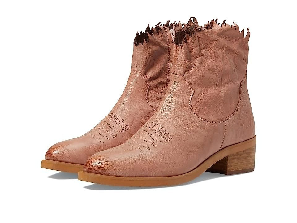 Женские сапоги-ковбойки в стиле вестерн ROAN by Bed Stu Diabolical Boots из нежно-розовой кожи JOBB1777