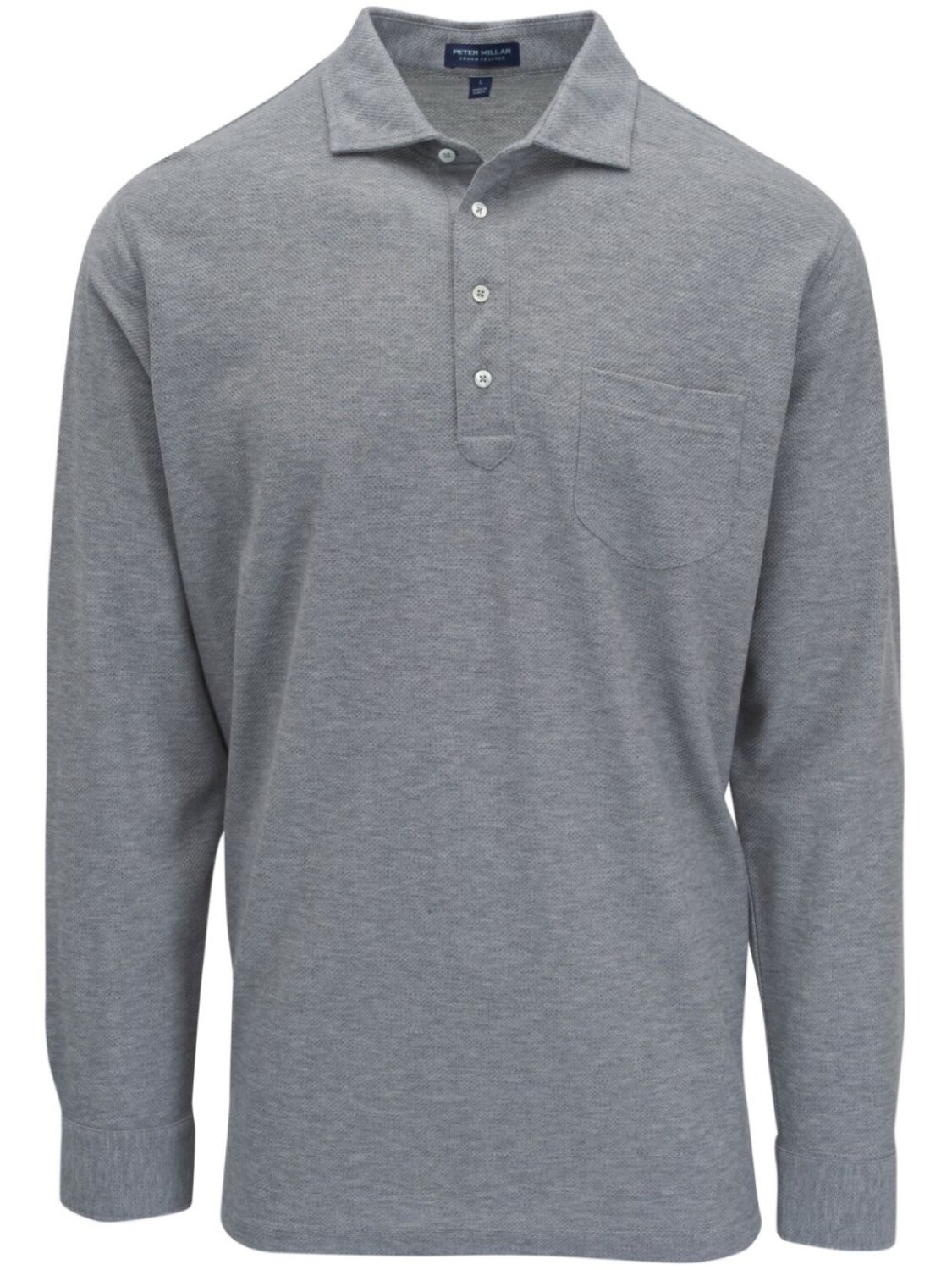 

Peter Millar рубашка поло Ramble, серый