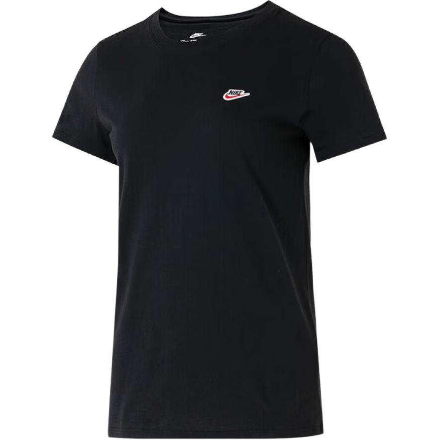 

Nike Футболка женская черная, Черный, Nike Футболка женская черная