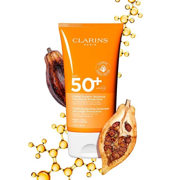 Солнцезащитный крем для тела с антивозрастным эффектом SPF50+ 150 мл CLARINS — фото 2