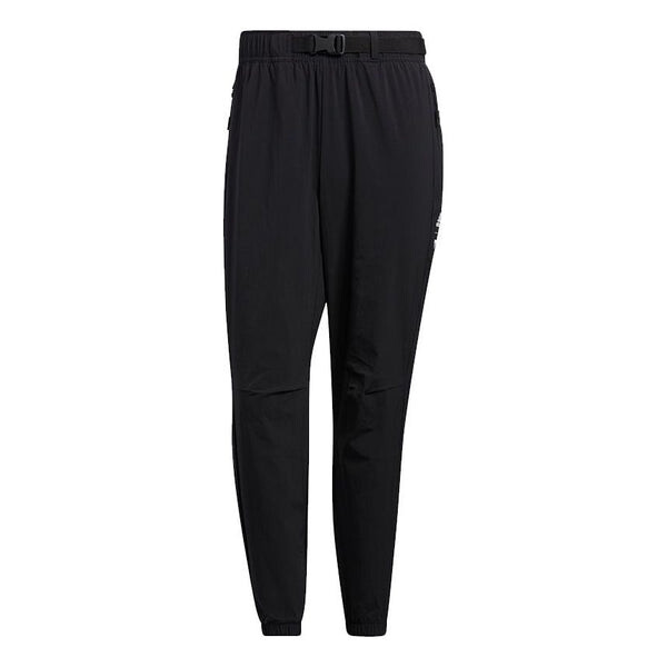 

Спортивные штаны adidas Wj Wv Pnt Casual elastic band Sports Bundle Feet Pants Black, черный