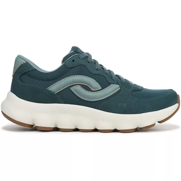 Подфлоу ретро кроссовки для ходьбы женские Ryka, цвет deep sea green — фото 2