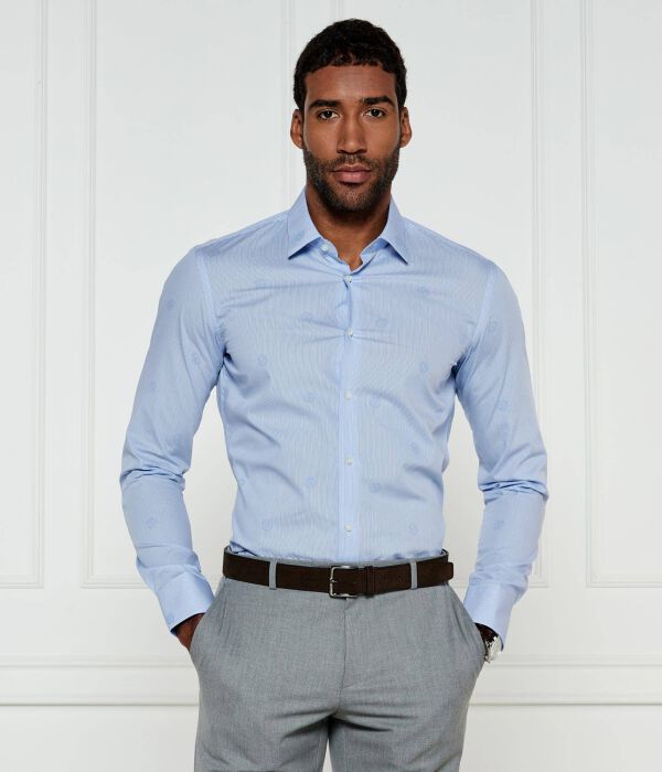 

Рубашка Boss Slim Fit H-hank S-kent, синий