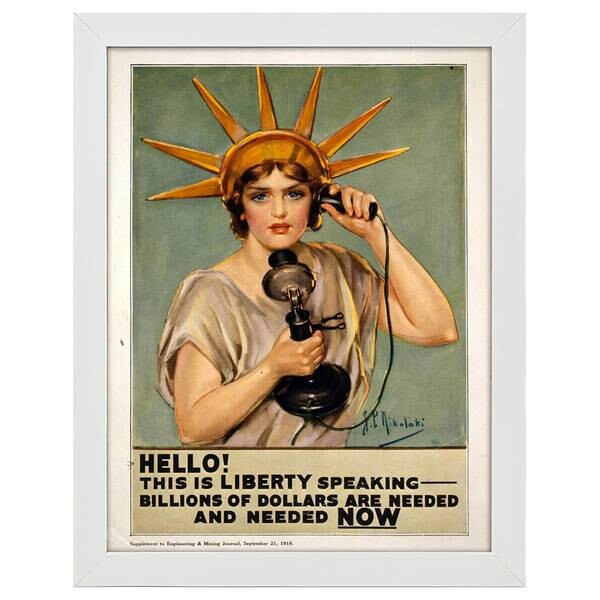 

Рамка для фотографий LegendArte This is Liberty Speaking, белый