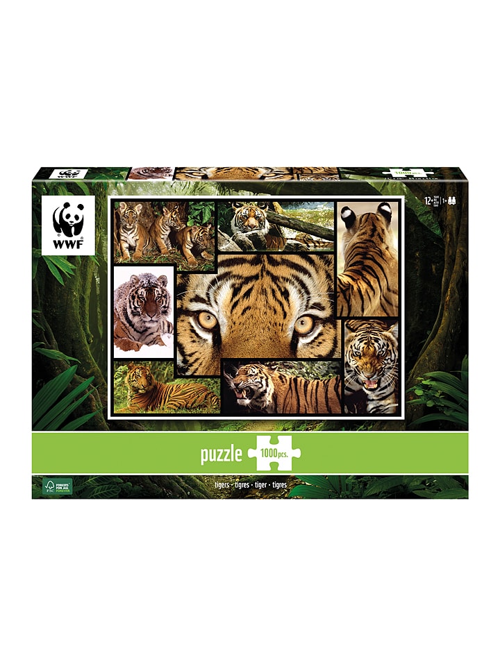 

Пазл «Тигр» из 1000 деталей - для детей от 12 лет и старше