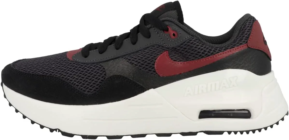Кроссовки Nike Air MAX Systm для мужчин, черный/красный/белый — фото 2
