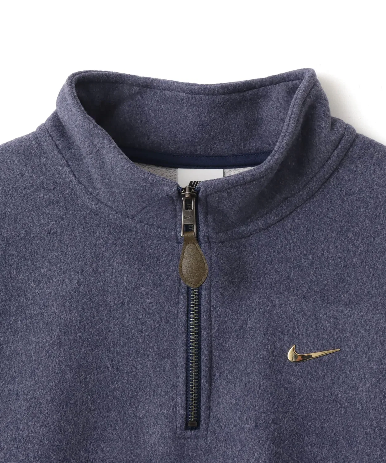 Толстовка Nike SSNL+ HW BB QZ L/S TOP с четвертью молнией, тёмно-синяя — фото 2