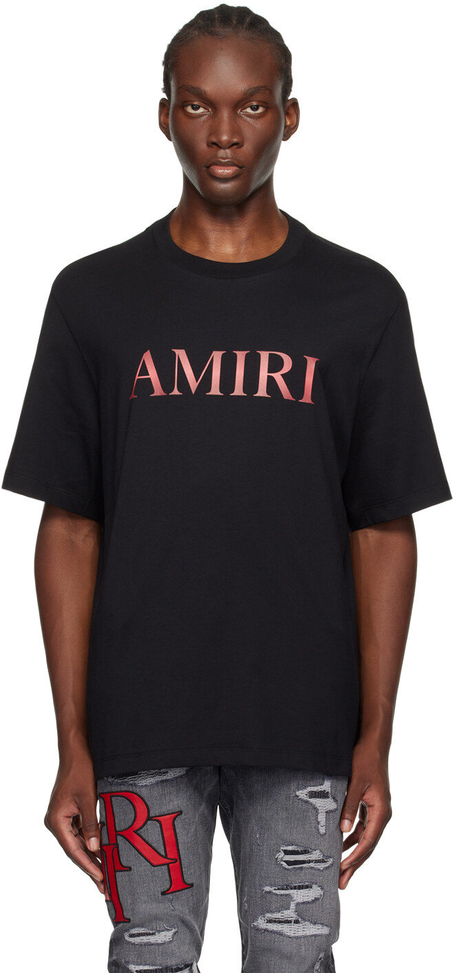 

Футболка AIRI с черным градиентным логотипом AMIRI