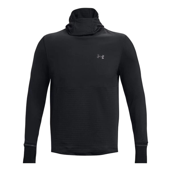 

Футболка qualifier cold hoodie 'black' Under Armour, черный