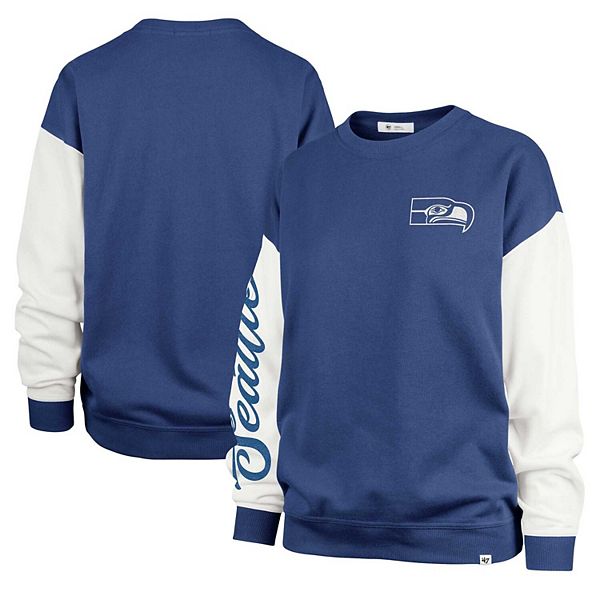 

Женский свитшот '47 College Navy Seattle Seahawks Double Header Rise Andie 47 Brand, Синий, Женский свитшот '47 College Navy Seattle Seahawks Double Header Rise Andie 47 Brand
