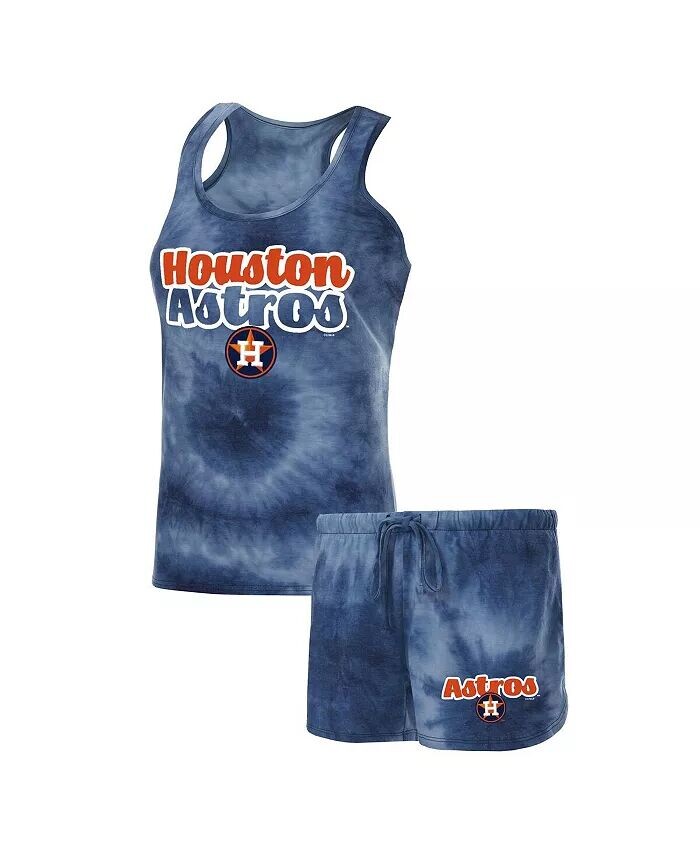 

Женский комплект из майки и шорт темно-синего цвета Houston Astros Billboard Racerback Concepts Sport