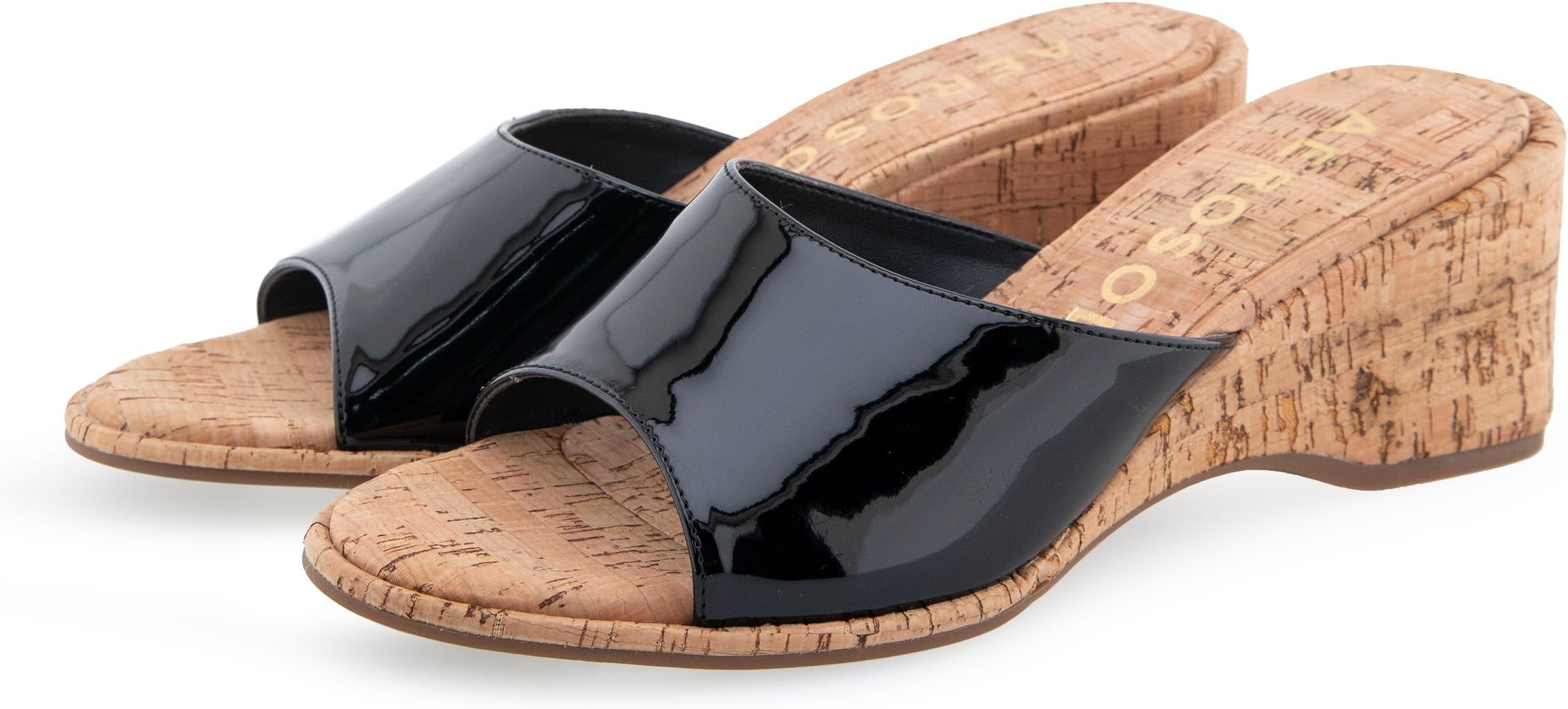 Сандалии Aerosoles New Year, цвет Black Patent PU