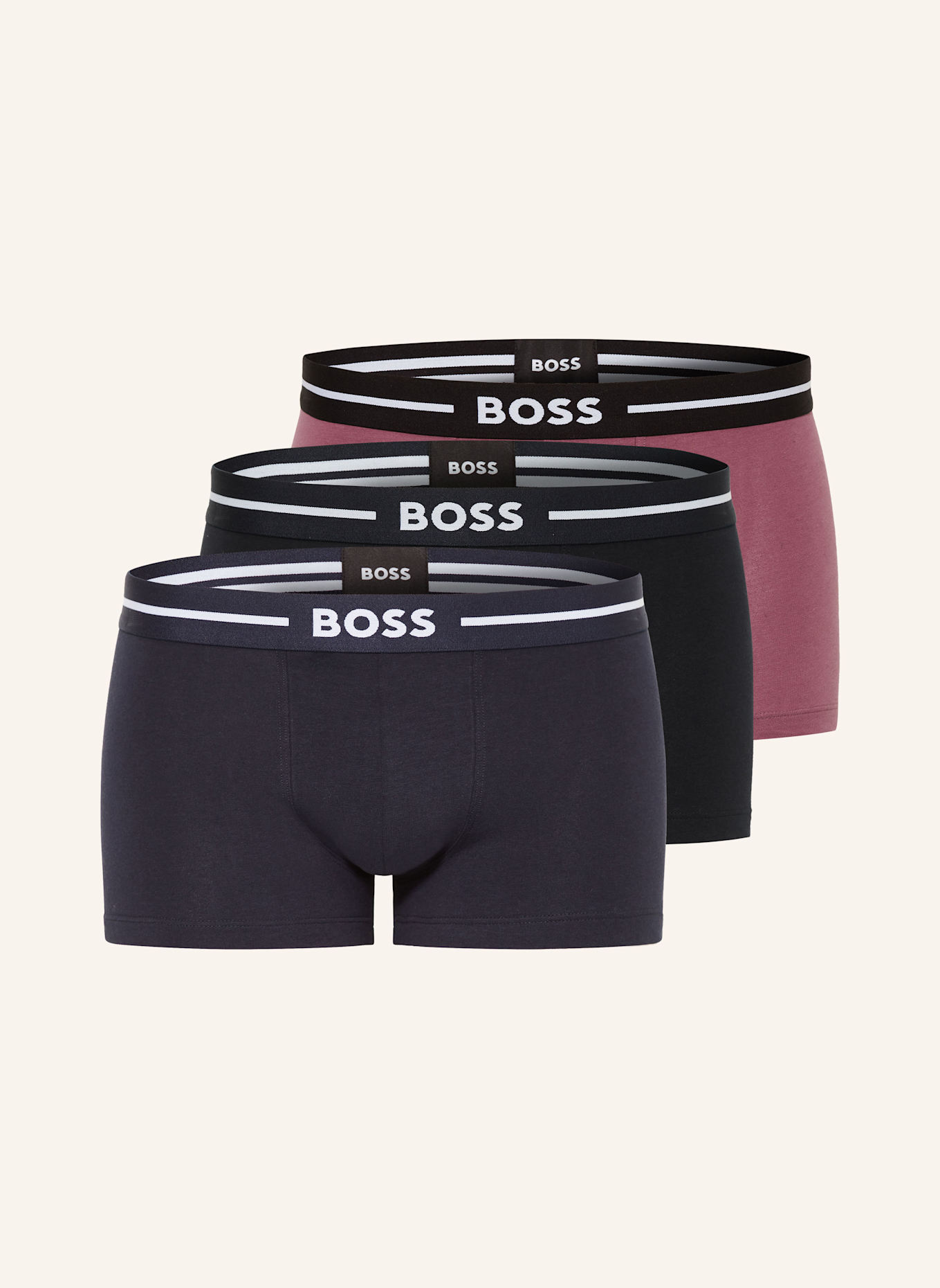 

Комплект из 3 пар трусов-боксеров Boss, мультиколор