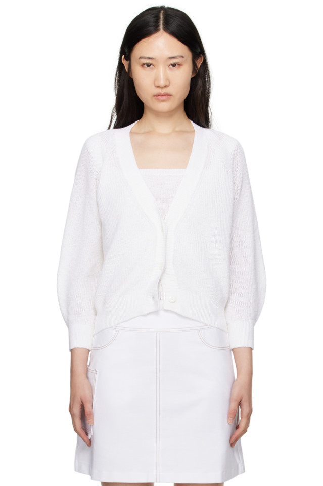 

Кардиган и топ Tenore в наборе Mm By Max Mara, белый