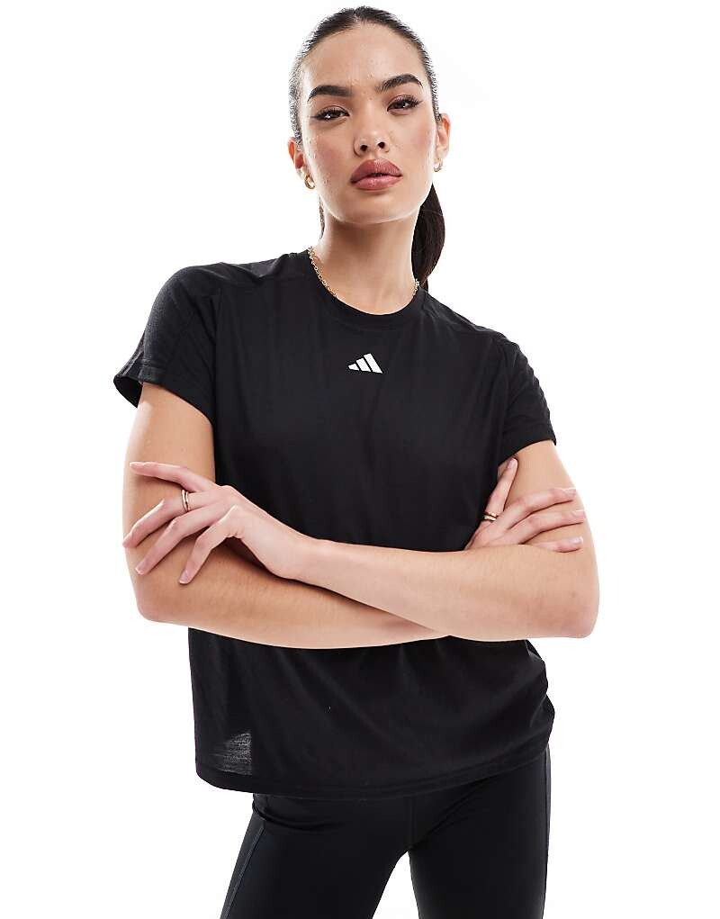 

adidas Training — Train Essentials — черная футболка