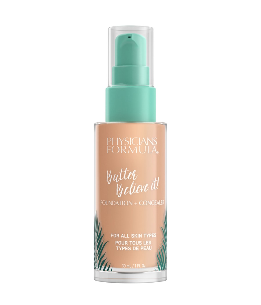

Жидкая основа PHYSICIANS FORMULA Butter believe it! Foundation + Concealer, Light-to-Medium, 30 ml