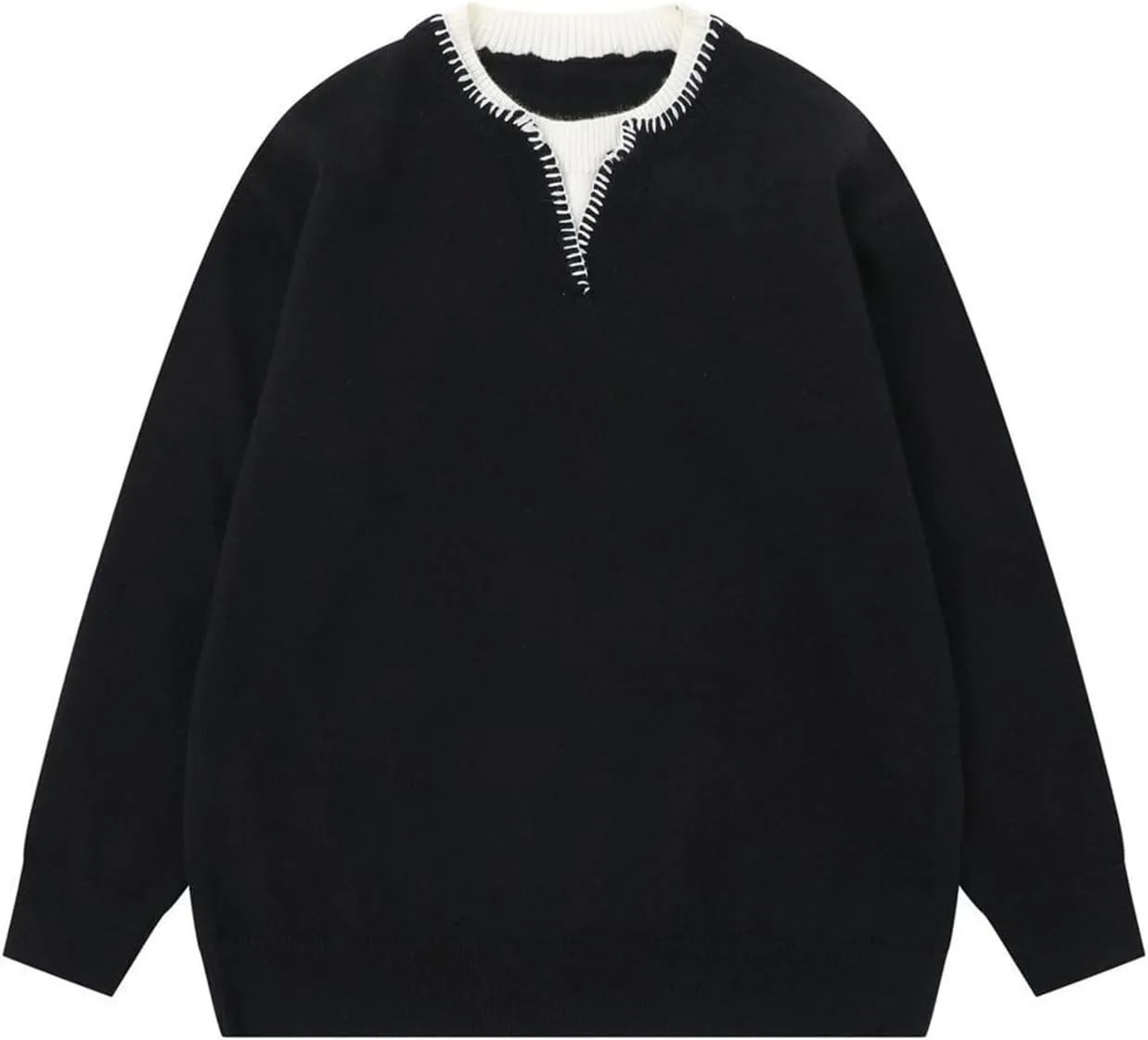 

Bakyarder Unisex свитер с контрастной строчкой